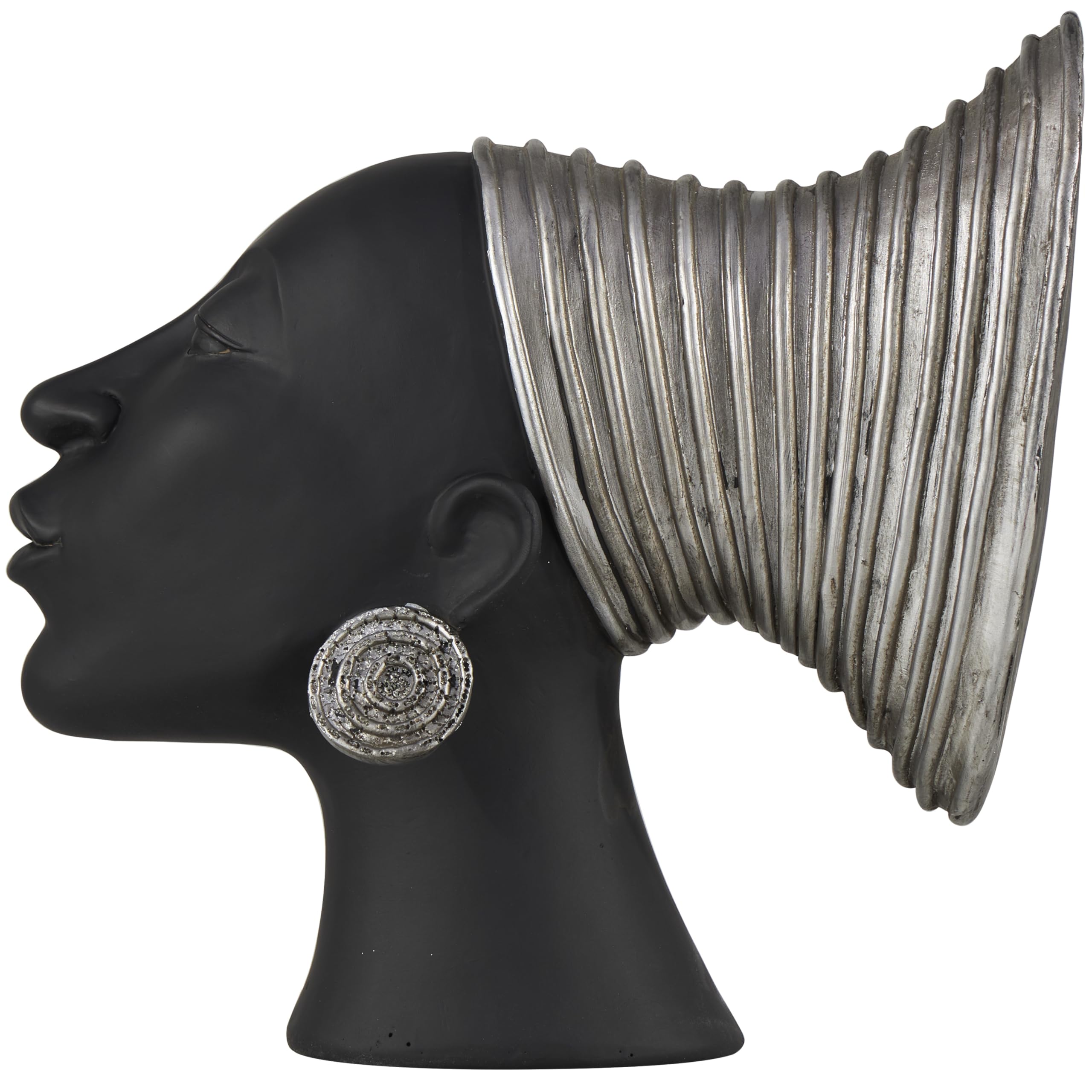 Amazon.co.jp: Deco 79 樹脂 女性 アフリカの彫刻 4インチ x 9インチ x